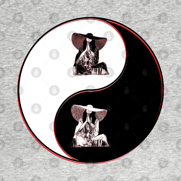 yin yang balance harmony design eastern temple vibes by 4rpixs